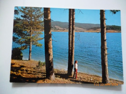 Cartolina Viaggiata "BELLEZZE DI CALABRIA Lago Ampollino" 1967 - Cosenza
