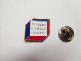 Beau Pin's , Auto Peugeot Citroën Industrie , Signé Choisy-C - Peugeot