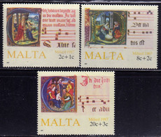 MALTA 1987 CHRISTMAS NATALE NOEL WEIHNACHTEN NAVIDAD NATAL COMPLETE SET SERIE COMPLETA MNH - Malta