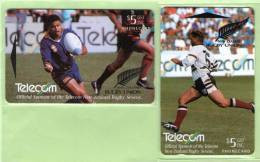 New Zealand - 1994 Telecom Rugby Sevens Set (2) - NZ-E-12/13 - Mint - Neuseeland