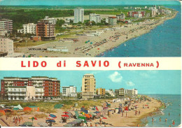 Lido Di Savio Fraz. Di Ravenna, Vedute: Veduta Aerea E Panorama Spiaggia - Ravenna