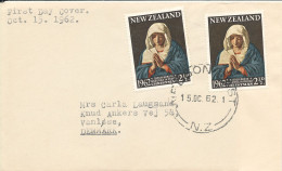 New Zealand FDC 15-10-1962 Health Stamps Complete Set Of 2 With Cachet - FDC