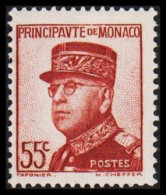 1939-1940. MONACO. Louis II. 55 C. Hinged. (Michel 170) - JF544905 - Ungebraucht