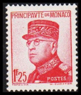1939-1940. MONACO. Louis II. 1 F. 25 Hinged. (Michel 178) - JF544910 - Unused Stamps
