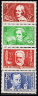 1936. REP. FRANCAISE. Intelectuals Complete Set With 4 Stamps Hinged.  (Michel 336-339) - JF544921 - Neufs