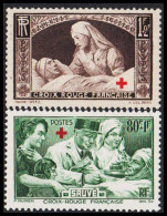 1940. REP. FRANCAISE. RED CROSS In Complete Set Hinged.  (Michel 471-472) - JF544925 - Neufs