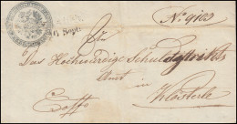 Österreich Vorphilatelie Zweizeiler KAADEN 16. Sept. Nach Klösterle 16.9.1851 - ...-1850 Prephilately