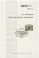 ETB 08/1976 Wuppertaler Schwebebahn - 1974-1980