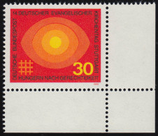 595 Kirchentag ** Ecke U.r. - Unused Stamps
