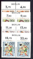 373-376 Wofa Marionetten 1970 Als OR-Paare Mit BERLIN-Zudruck, Satz ** - Nuevos