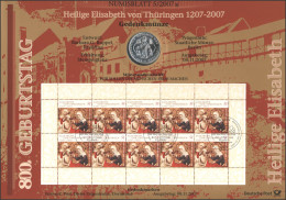 2628 Heilige Elisabeth Von Thüringen - Numisblatt 5/2007 - Numisbriefe