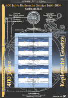 2732 Europa/CEPT: 400 Jahre Keplersche Gesetze - Numisblatt 2/2009 - Enveloppes Numismatiques