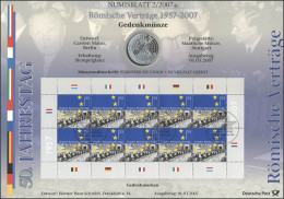 2593 Römische Verträge / Europäische Wirtschaftsgemeinschaft - Numisblatt 2/2007 - Enveloppes Numismatiques