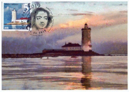 Finland 2019 Tolbuhin Lighthouse 300 Years (oldest Russian Lighthouse In Finnish Gulf) Peterspost Maxicard - Leuchttürme