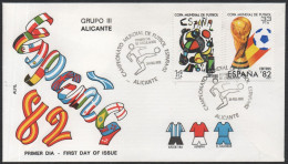 FOOTBALL - ESPAGNE ALICANTE 1982 - CAMPEONATO MUNDIAL DE FUTBOL - GRUPO III - FDC - A - 1982 – Espagne