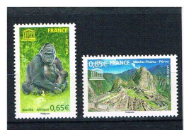 FRANCE - 2008  - N° 140 Et N°141  - U.N.E.S.C.O - NEUFs** - Y & T - COTE : 6.50 Euros - Ungebraucht