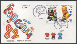 FOOTBALL - ESPAGNE ELCHE 1982 - CAMPEONATO MUNDIAL DE FUTBOL - GRUPO III - FDC - A - 1982 – Spain