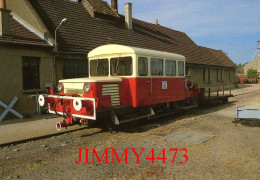 CPM - MEZIDON - Draisine En Gare Le 4 Juillet 1986 - N° 30 - Cliché Alain LESAUX - Pub. AL 53 LAVAL - Bahnhöfe Mit Zügen