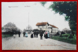 CPA Couleur 1909 Ingelmunster. La Gare - Ingelmunster