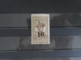 MARTINIQUE YT 84 MARTINIQUAISE 10c. S. 2c. Olive Et Brun* - Unused Stamps