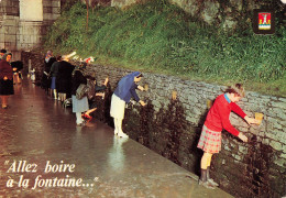 FRANCE - Lourdes - Les Fontaines à L'eau Miraculeuse - Allez Boire à La Fontaine - Animé - Carte Postale Ancienne - Lourdes