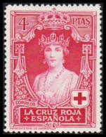 1926. ESPANA. RED CROSS. The Royal Family. 4 PTAS, Hinged (Michel 309) - JF545018 - Nuovi