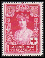 1926. ESPANA. RED CROSS. The Royal Family. 4 PTAS, Hinged (Michel 309) - JF545019 - Neufs