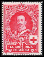 1926. ESPANA. RED CROSS. The Royal Family. 25 CTOS, Hinged (Michel 304) - JF545029 - Neufs