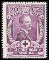 1926. ESPANA. RED CROSS. The Royal Family. 20 CTOS, Hinged (Michel 303) - JF545032 - Neufs