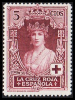 1926. ESPANA. RED CROSS. The Royal Family. 5 CTOS, Hinged (Michel 300) - JF545034 - Nuovi