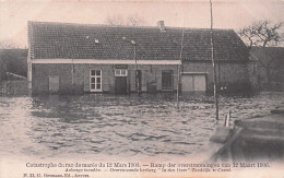 MOERZEKE - CASTEL- Overstroomingen Van Maart 1906 - Inondations De Mars 1906 - Auberge Inondée A Castel - Hamme