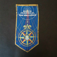 Rádio Portugal ENR Emissora Nacional De Radiodifusão Bandeirola C. 1960 Station Radio Fanion Pennant - Posters