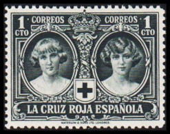 1926. ESPANA. RED CROSS. The Royal Family. 1 CTO, Hinged (Michel 298) - JF545047 - Nuovi