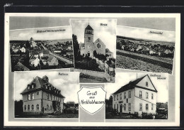 AK Heckholzhausen, Gasthaus Schmidt, Weilburgerstrasse, Ortsansicht  - Weilburg