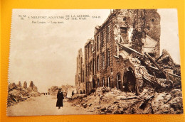 NIEUWPOORT - NIEUPORT -  Puinen , Langestraat   - Ruines , Rue Longue  - - Nieuwpoort