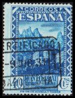 1931. ESPANA. Montserrat 40 CTS, Beautiful Cancelled.  (Michel 606B) - JF545050 - Storia Postale