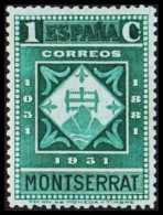 1931. ESPANA. Montserrat 1 CT, Perf 11 1/4 Hinged. (Michel 598A) - JF545054 - Nuovi