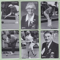 New Zealand - Protel Ltd - Prepaid (Inactive) - 199? Bowls NZ World Champions Set (6) - Mint - Nouvelle-Zélande