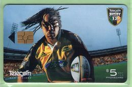 New Zealand - Chipcards - 2000 Super 12 Rugby - $5 Tana Umaga - VFU - Card 040 - Neuseeland