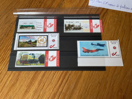 Lot De 5 Timbres Personnalisés** Moyen De Communication - Neufs