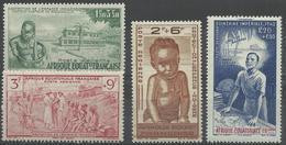 AFRIQUE EQUATORIALE FRANCAISE - AEF - A.E.F. - 1942 - YT PA 10/13** - MNH - Neufs