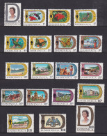 Dominica: 1969/72   QE II - Pictorial Set  SG272-290   MNH - Dominica (...-1978)