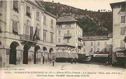 06 - Saint Martin Vésubie - Place Félix Faure - La Mairie - Animée - Carte Neuve - CPA - Voir Scans Recto-Verso - Saint-Martin-Vésubie