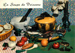 Recettes De Cuisine - Soupe De Poissons - Gastronomie - CPM - Voir Scans Recto-Verso - Recetas De Cocina