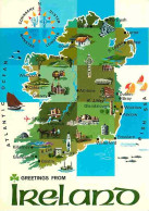 Irlande - Carte Géographique - Carte Neuve - Ireland - CPM - Voir Scans Recto-Verso - Otros