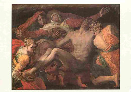 Art - Peinture - Giovan Battista Di Jacopo Dit Rosso Fiorento - Pietà - Description Du Tableau Au Dos - CPM - Voir Scans - Peintures & Tableaux