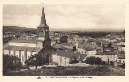 FRANCE - Chatel Guyon - Vue Générale - Une Vue Sur L'Eglise Et Le Village - Carte Postale Ancienne - Châtel-Guyon