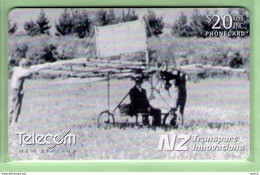 New Zealand - Chipcards - 2002 NZ Transport Innovations - $20 Richard Pearce Plane - VFU - Card 086 - New Zealand
