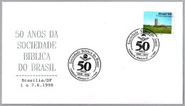 50 Años SOCIEDAD BIBLICA DE BRASIL - 50 Years BRAZIL BIBLE SOCIETY.  Brasilia 1998 - Christendom