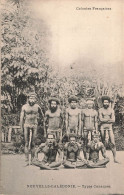 NOUVELLE CALEDONIE - Types Canaques - Colonies Françaises - Animé - Carte Postale Ancienne - New Caledonia